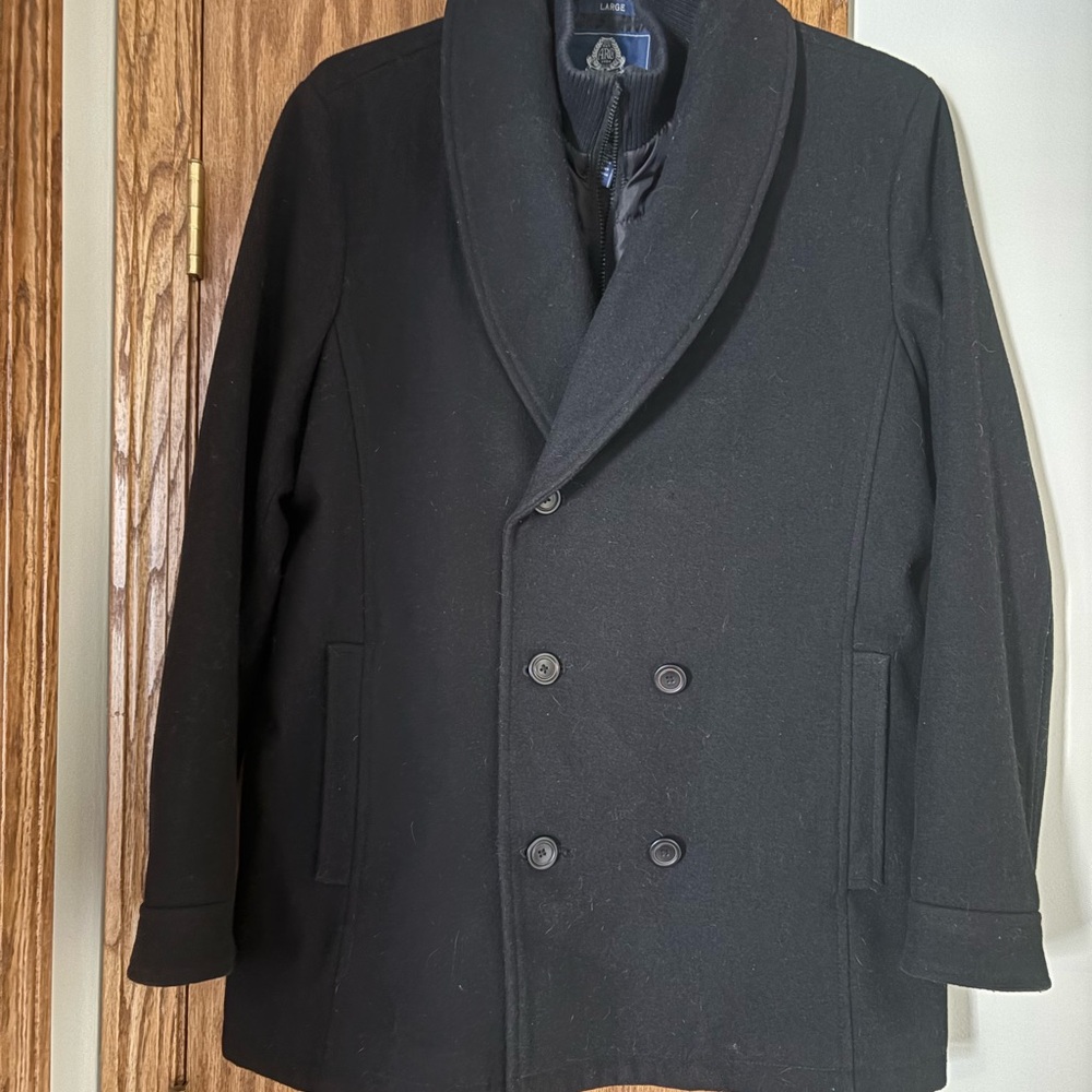 American Rag Men's Classic Black Pea Coat